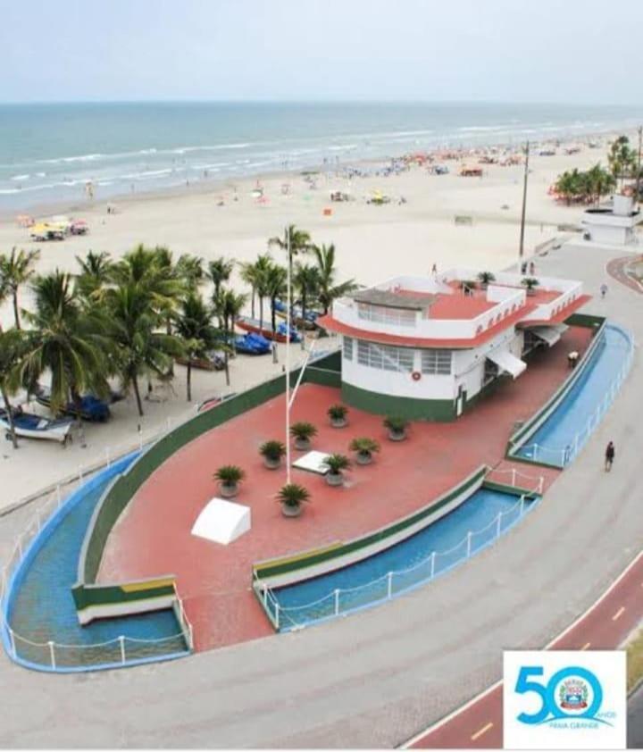 Praia Grande -Ocian Rio D'Ouro Ape 70Mt Do Mar Luaran gambar